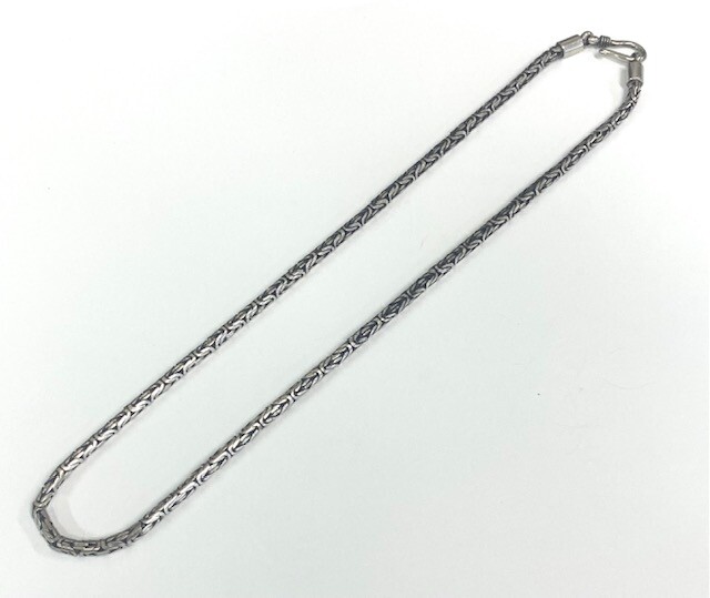 Turkish Link Sterling Silver Antiqued Link Chain