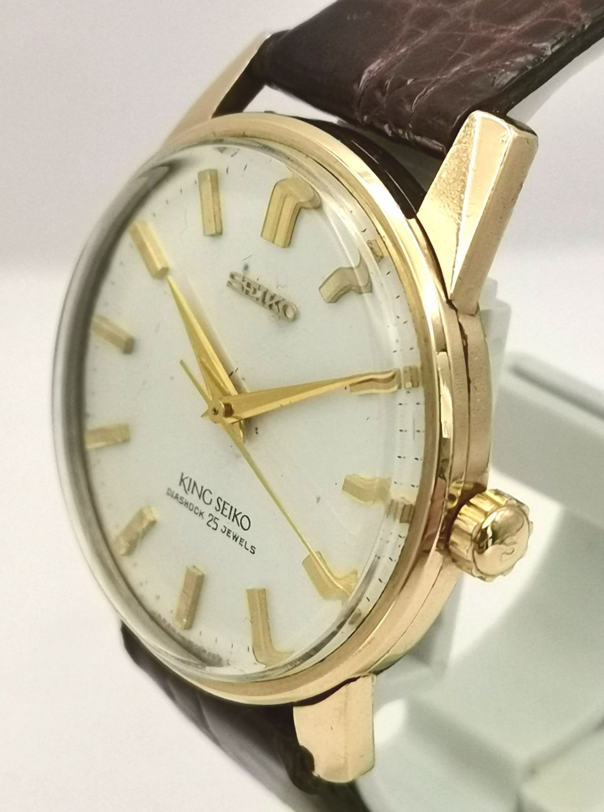 OH Completed KING SEIKO 44 2000 Second Model Early Shield Medallion 1960s GF Man