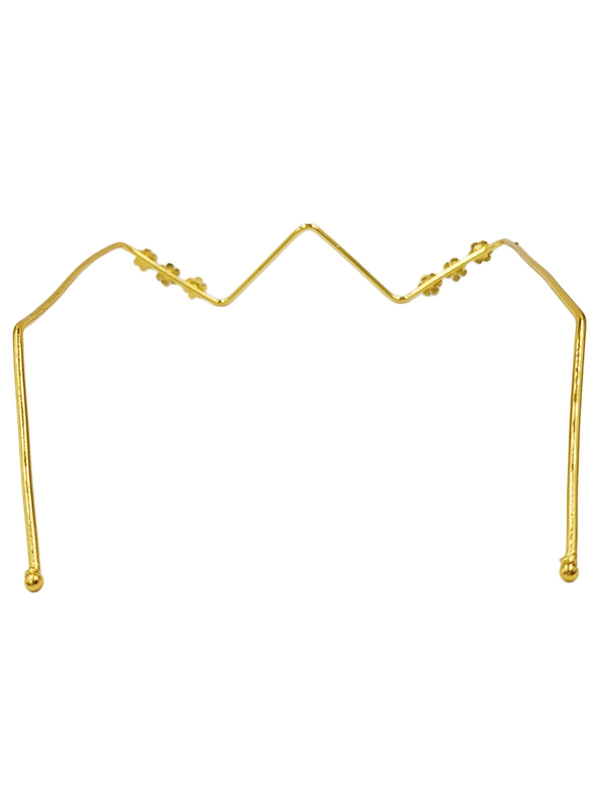 Gold Wire Pearl Wave Face Jewelry Handmade Boho Statement Eye Accessory Facelet
