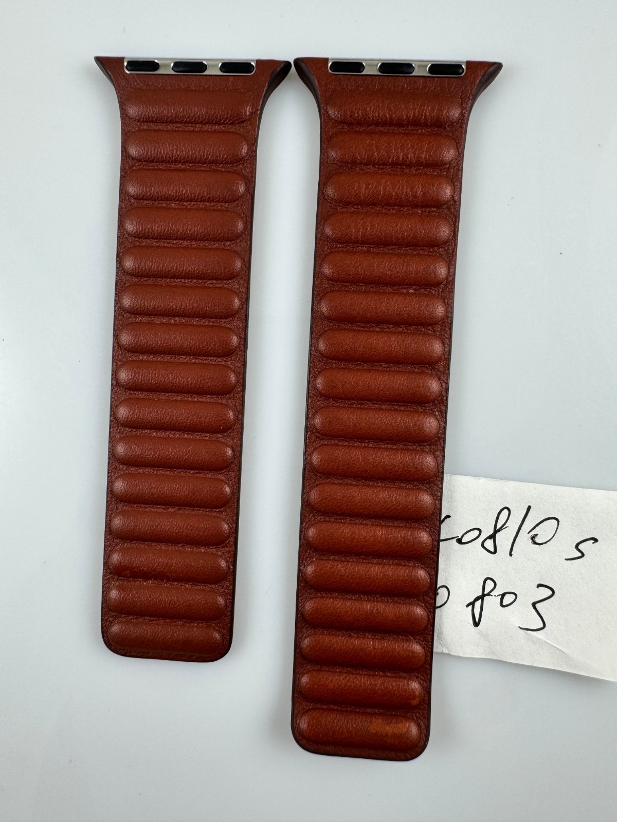 Original Genuine Apple Watch Leather Link 38mm 40MM 41MM S10 42MM Umber Band SM