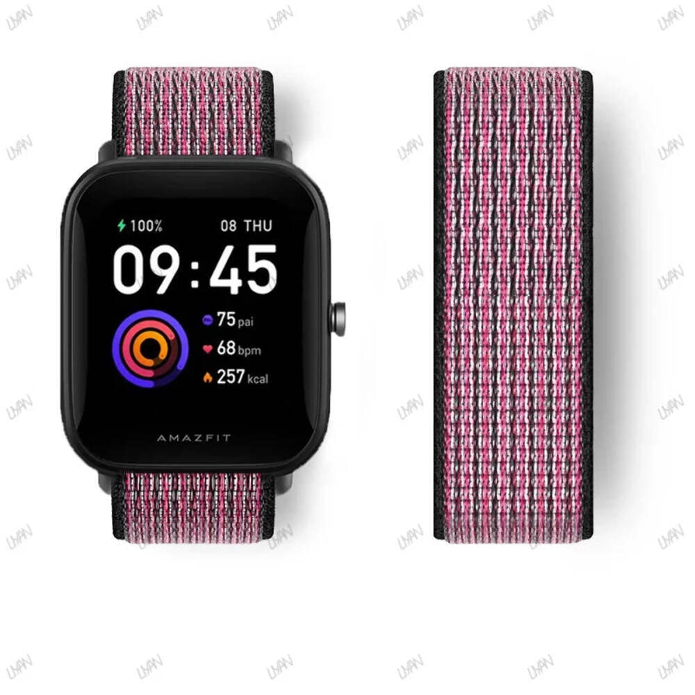 20mm/22mm watch band For Amazfit GTR/GTS 4-3-2-2e/GTR 42mm-47mm/bip-U-S-lite Nyl
