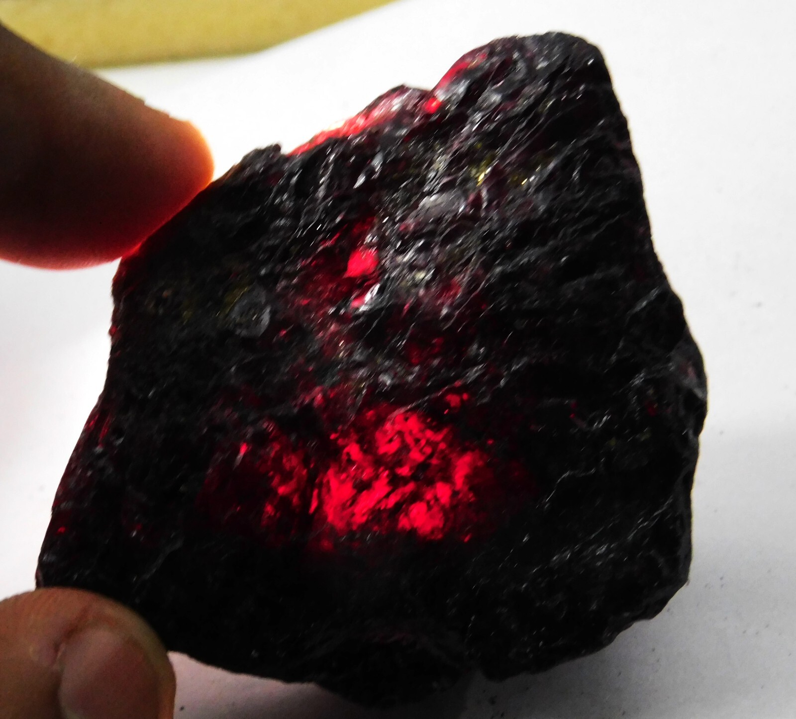 Natural 309.80 Ct Certified Red Painite Untreated Rough Loose Gemstone