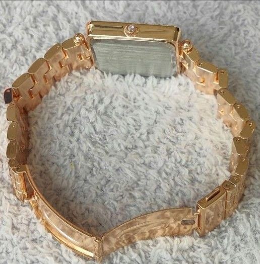 Juicy Couture Women’s Watch Pink Gold Pave Set Stylish Sparkling Quartz