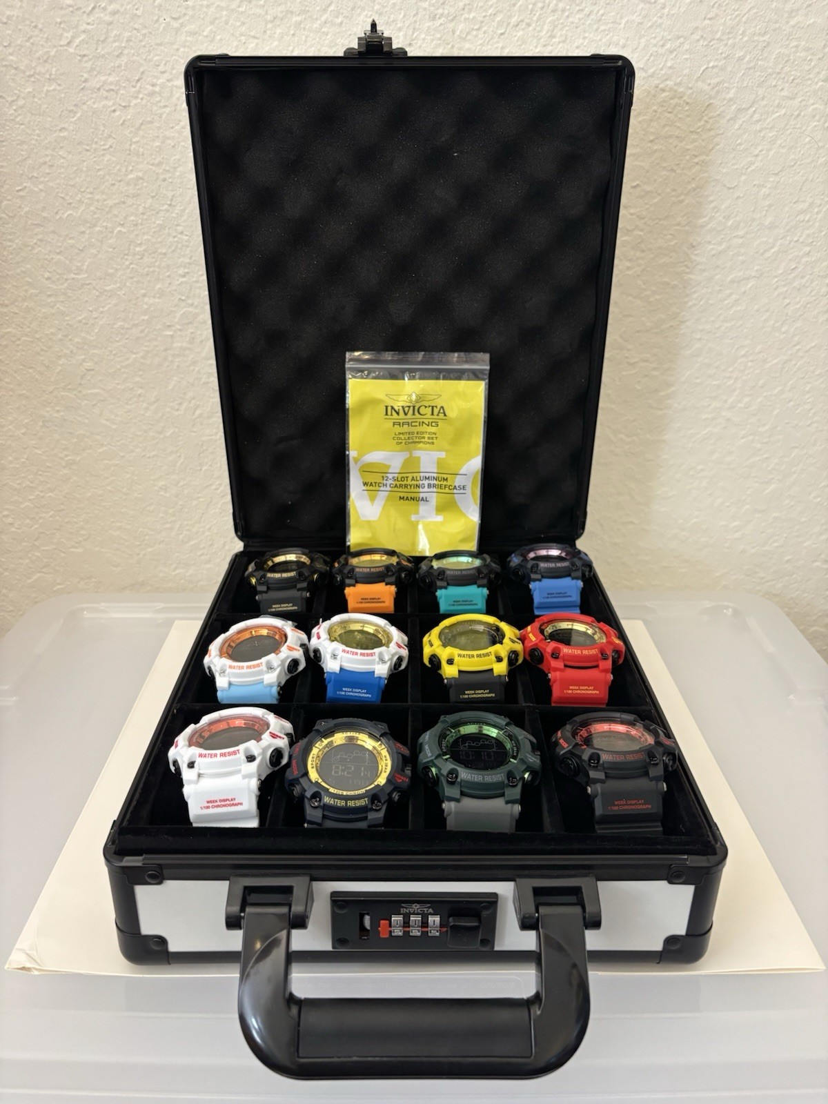 Invicta Racing Watch Bundle – 12 Watch Limited Collectors Set – Case – NEW