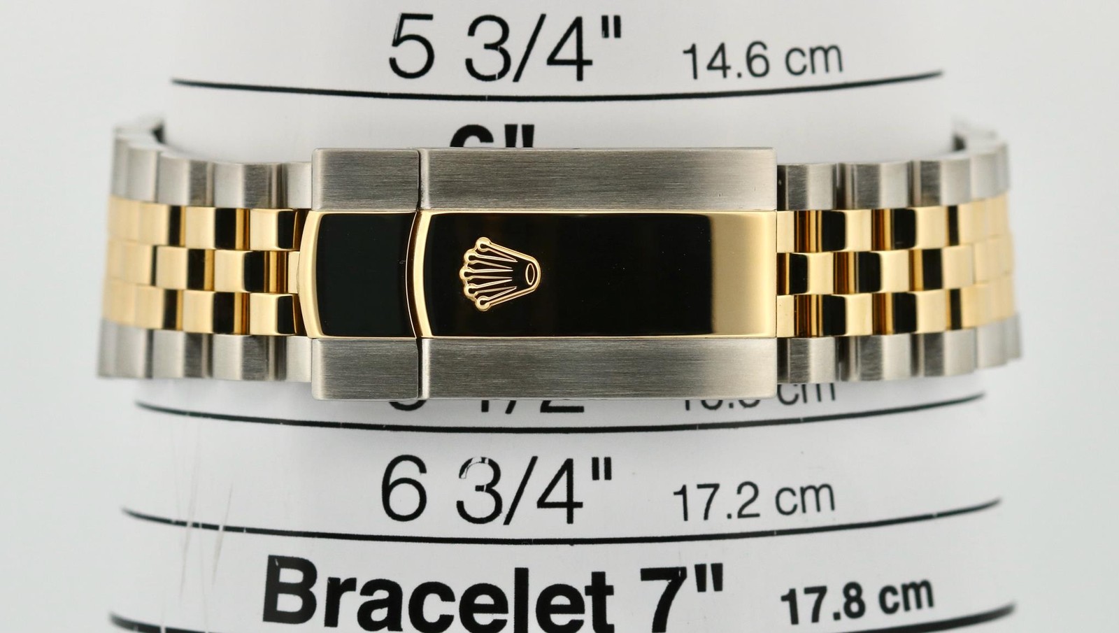 Rolex DateJust 36 WHITE ROMAN 18K Yellow Gold Steel JUBILEE Fluted 36mm 126233