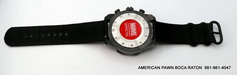 Invicta Marvel Punisher Chronograph Men’s Watch Black Bolt 51mm 33163 Limited Ed