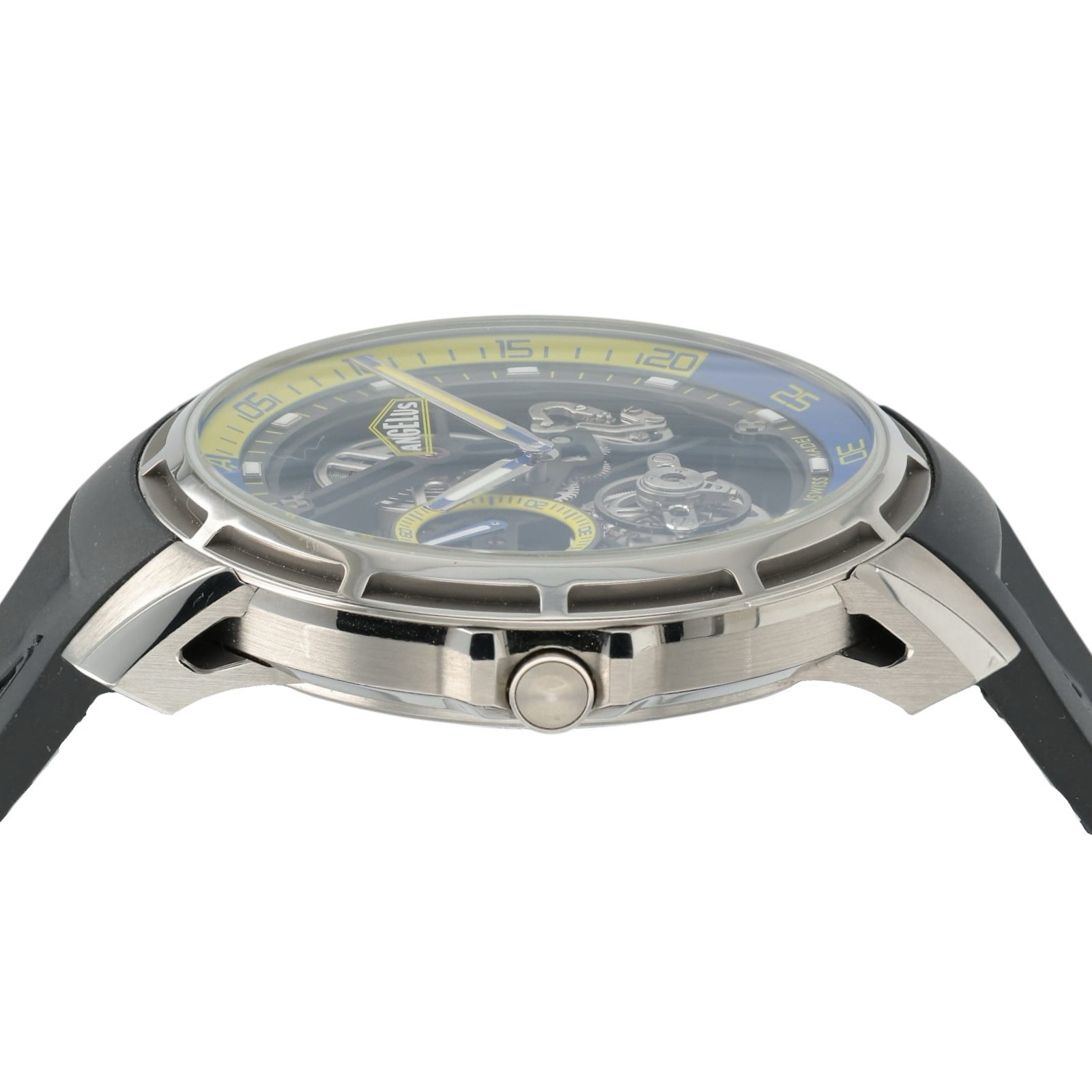Angelus U50 Flying Tourbillon Skeleton Dial Titanium 45mm Manual Wind 17.8.5.01