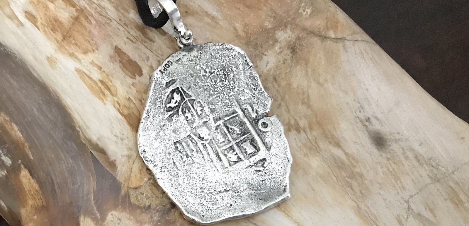 ATOCHA Coin Pendant 8 Reale 925 Silver Sunken Treasure Shipwreck Jewelry