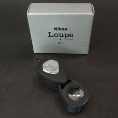 Nikon Jewelry Loupe 10X Appraisal Professional Pocket Round Magnifier Japan