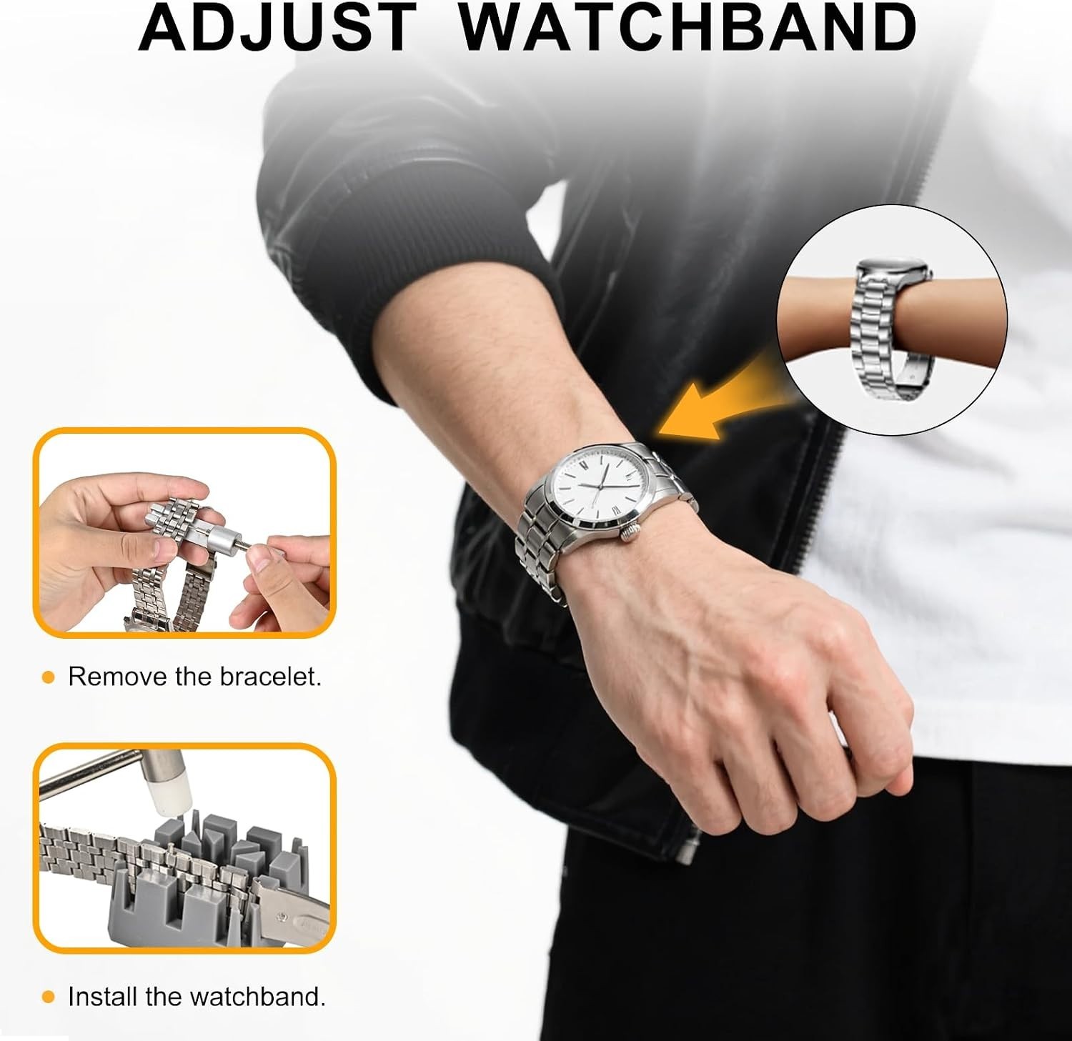 Professional Watch Link Removal Kit – Durable Tools for Easy Band Adjustments