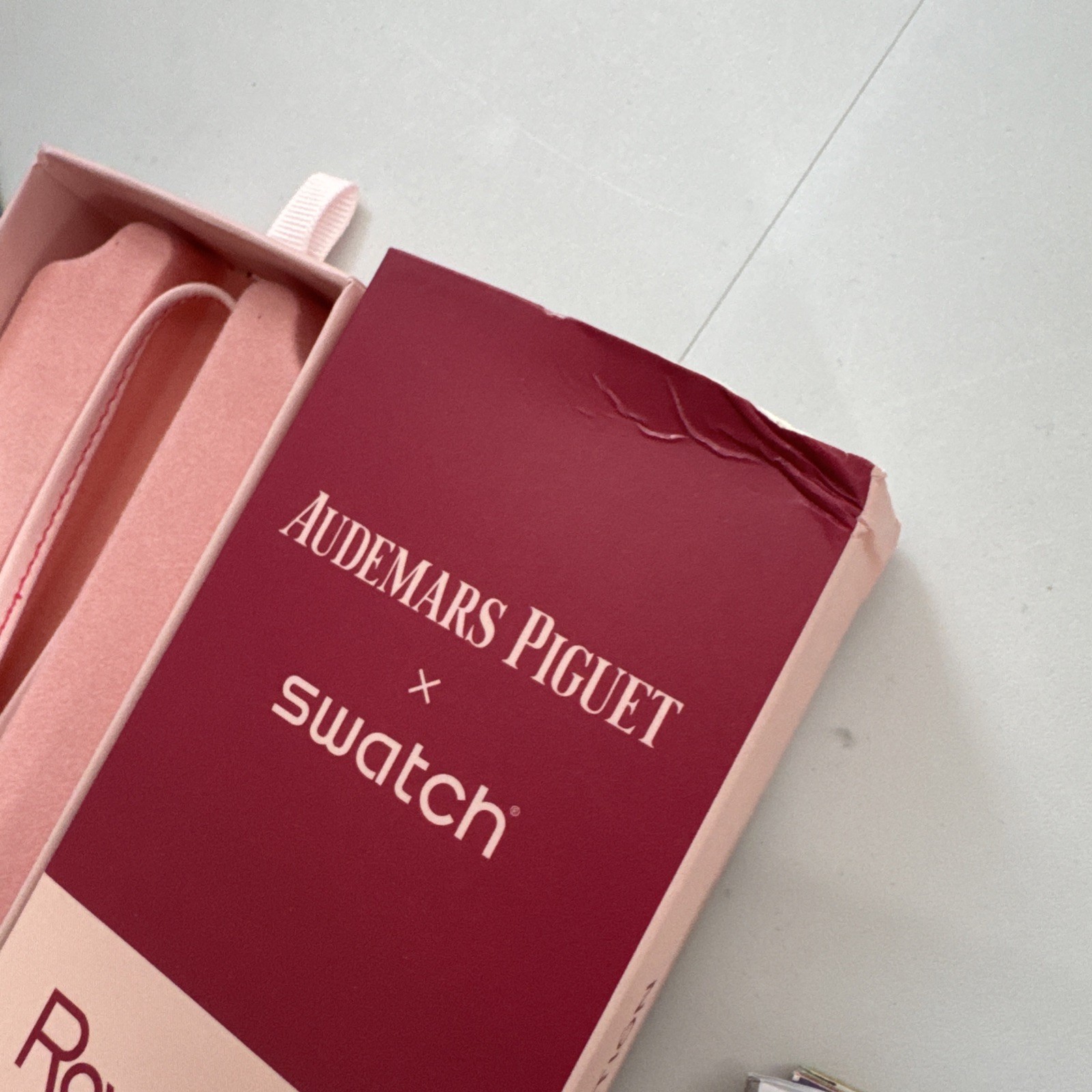 Swatch x Audemars Piguet AP Royal Pop Watch Otto Rosso [SSX03R100N] *Dent Box *