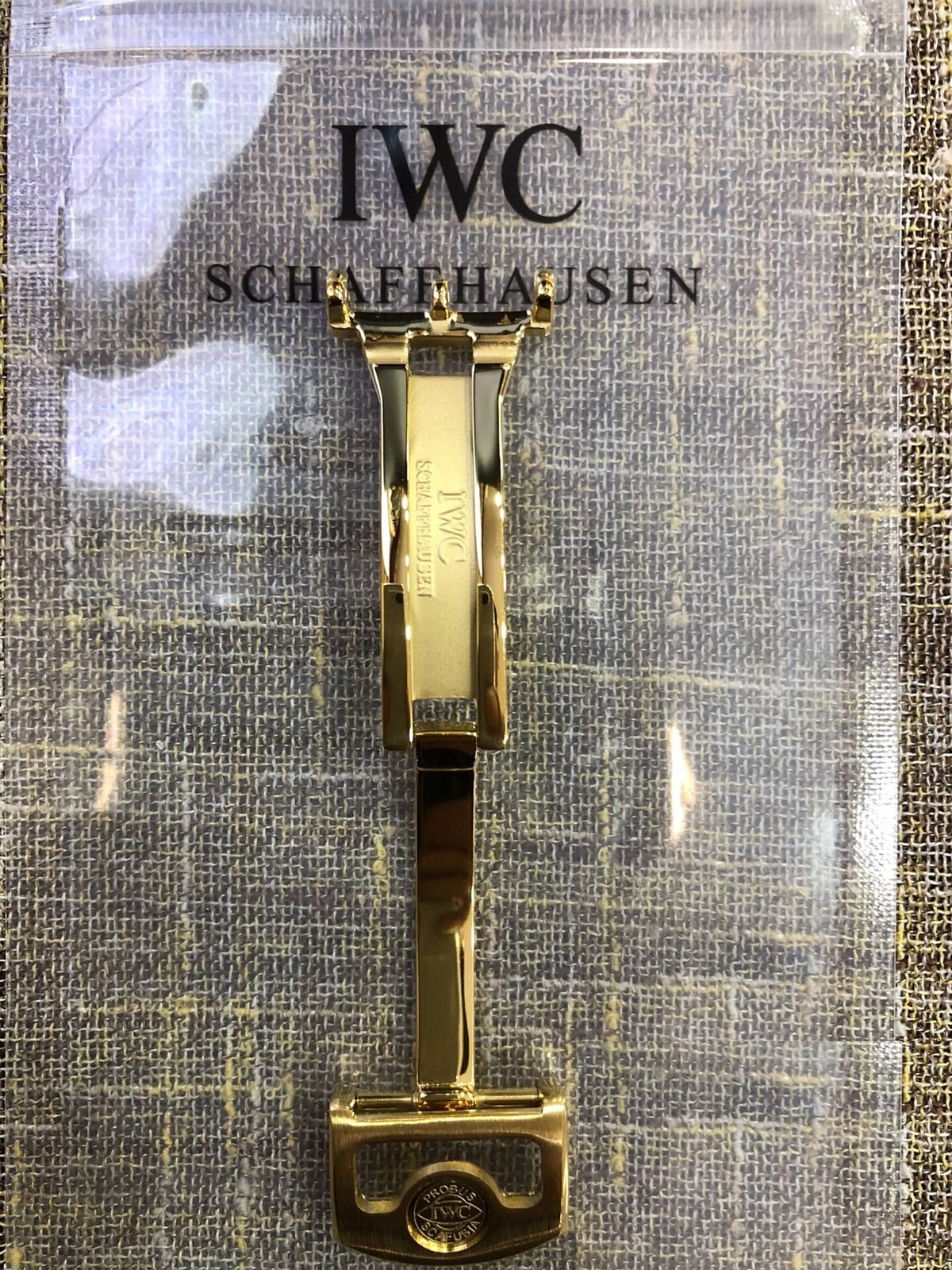 IWC 18mm Stainless Steel Butterfly Unfolding Buckle OEM Genuine Pilot Buckle