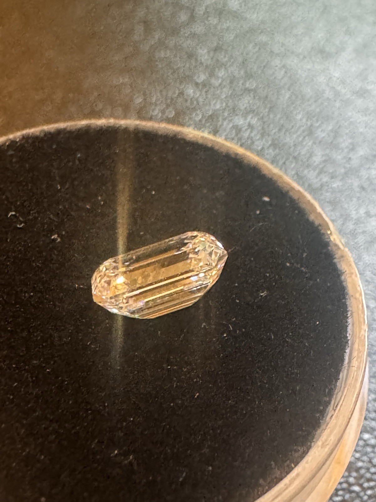 Lab Grown 1.02 Cts EMERALD Cut IGI Certified CVD Diamond D Color VVS2 Clarity