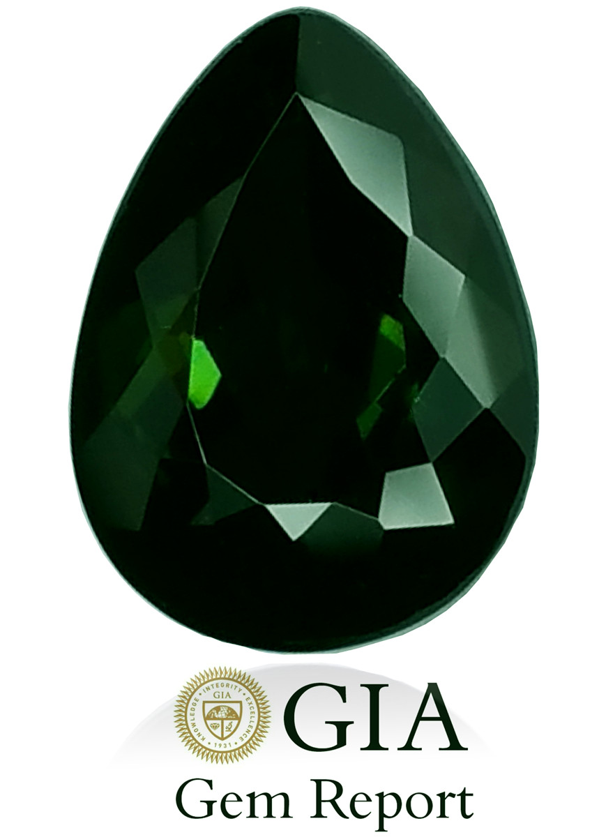 💚 Tourmaline Natural 3.79 Carat Pear Cut 12.5×8.2mm 💚