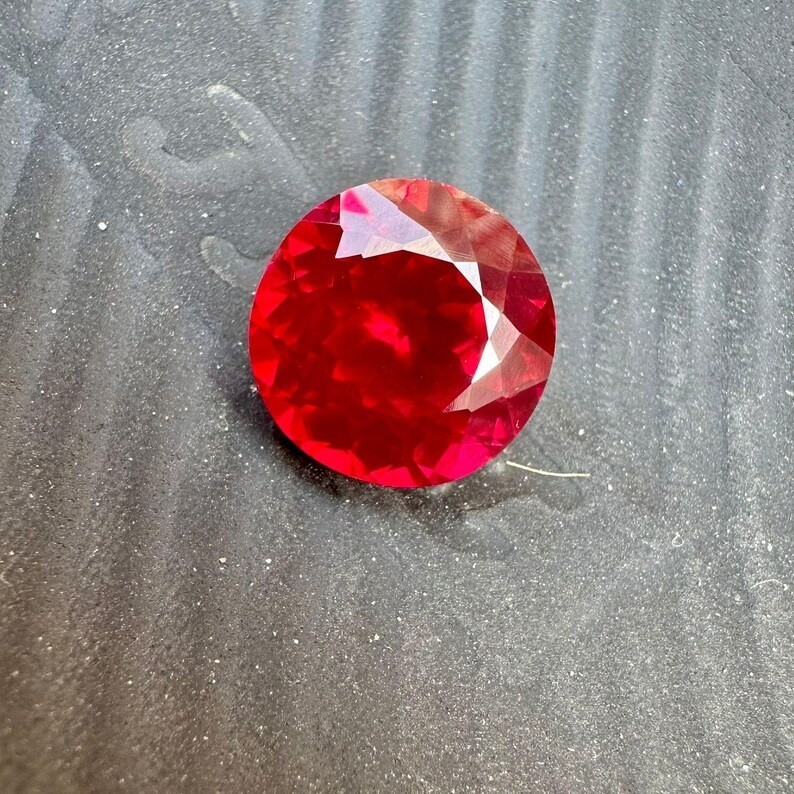 Mozambique 9.12 Ct Natural Red Ruby Round Cut Certified Loose Jewelry Gem