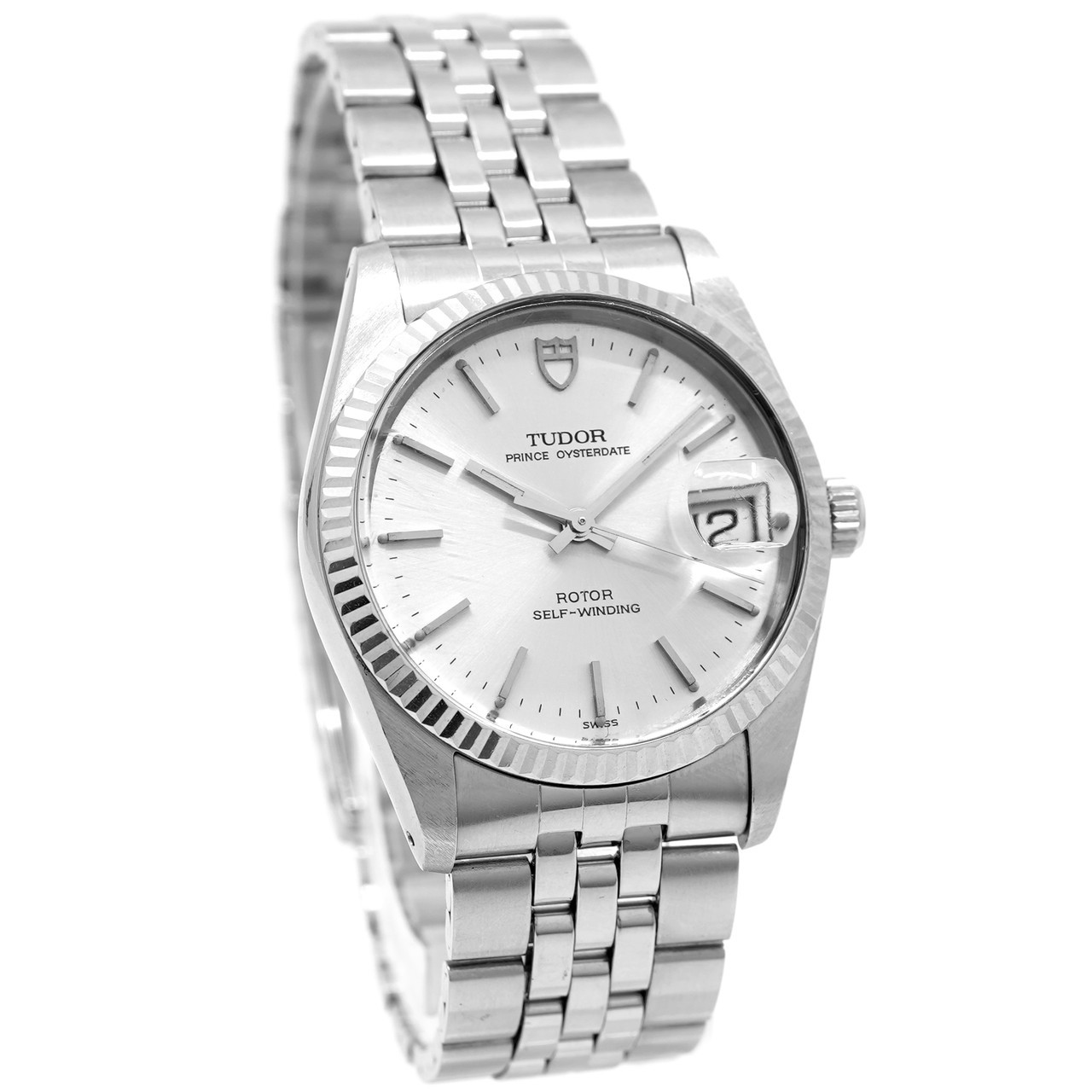 Tudor Watch Prince Oysterdate 74034 – Inventory 9032 Stainless Steel 34mm
