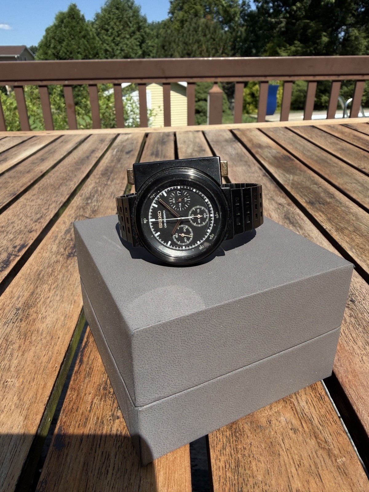 New Seiko Spirit Chronograph Giugiaro Design SCED043 – Ripley