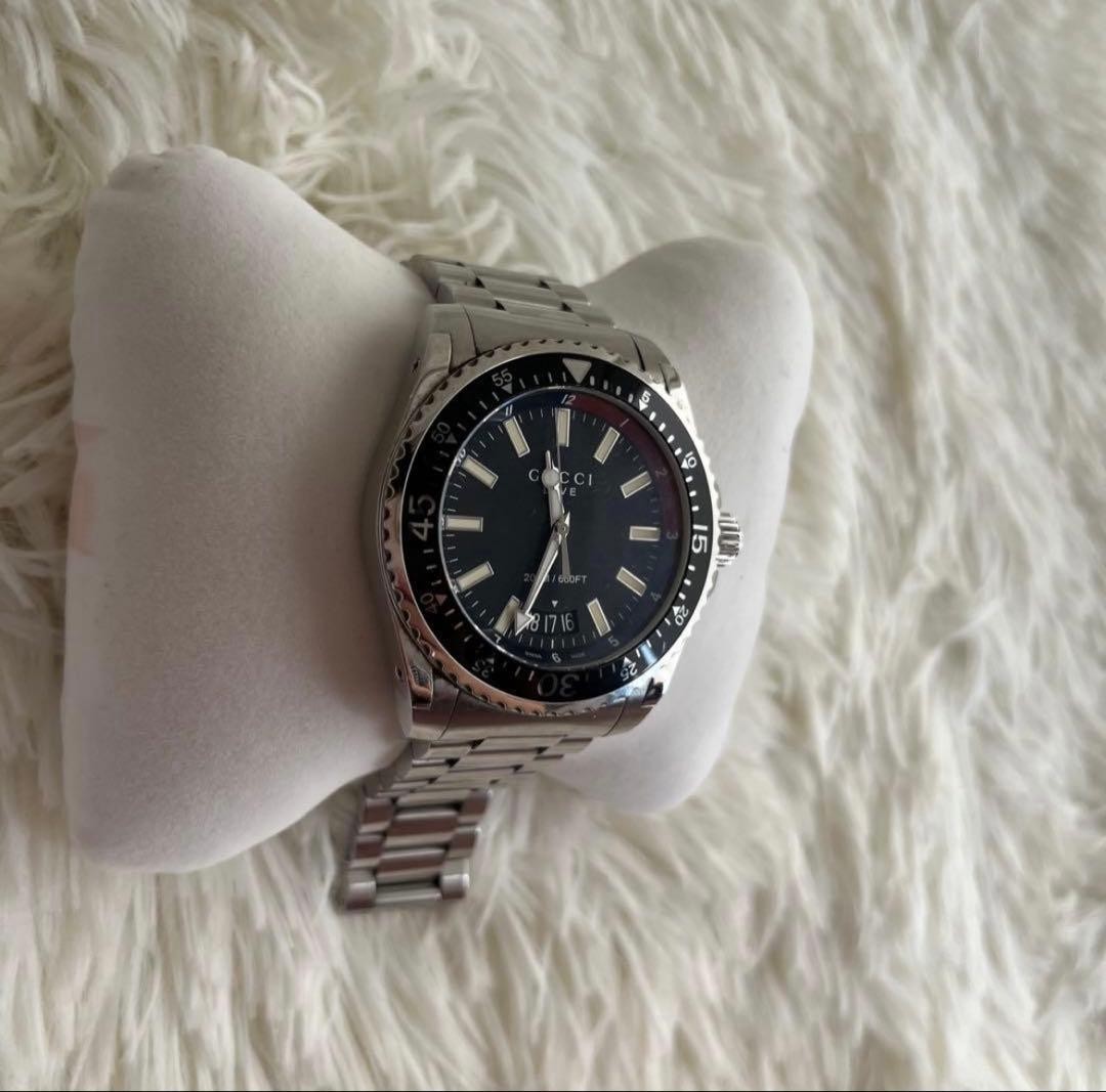 Gucci Dive Men’s Watch 200m Water-Resistant Quartz Black Box From Japan