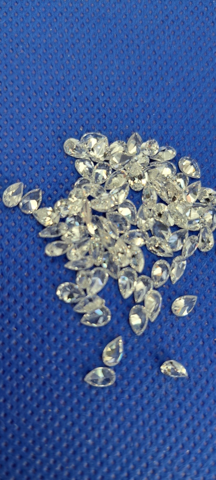 10 Pieces 5x3mm Pear Shaped CZ Cubic Zirconia Loose Stones