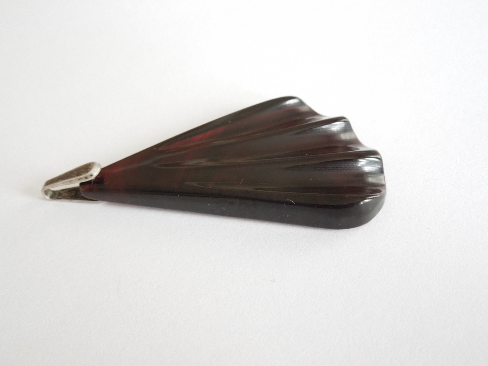 Vintage Pendant Bakelite Tested Cherry Cherry 8.3 G/6.6 X 3.3 Cm