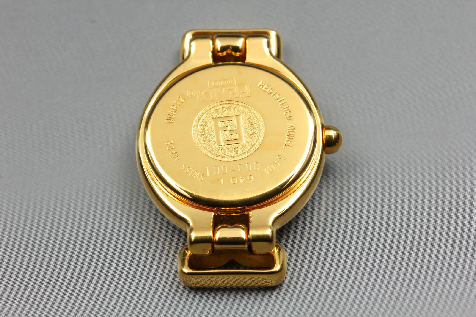FENDI 640L Change Belt 8 Colors Chameleon Quartz Women Gold Watch From JAPAN