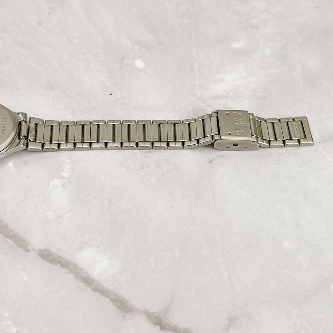 New battery included. SEIKO Spirit women’s gold and white combination watch.