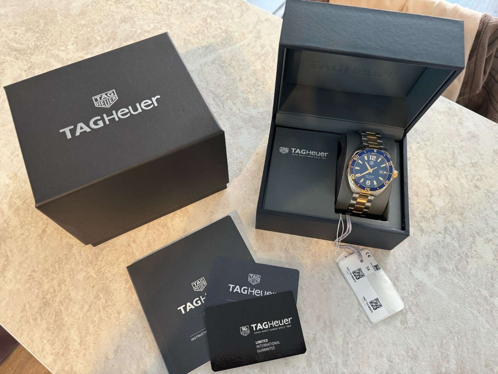 TAG Heuer Formula 1 Quartz Steel Blue Gold Men’s Watch WAZ1120.BB0879
