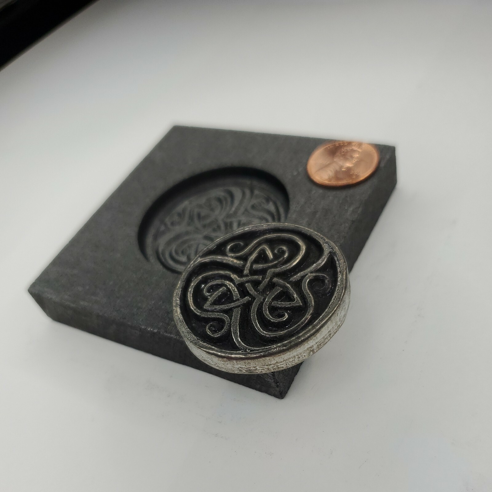 Tri 3D Graphite Ingot Mold Gold Silver Copper Tin Melting Casting Refining