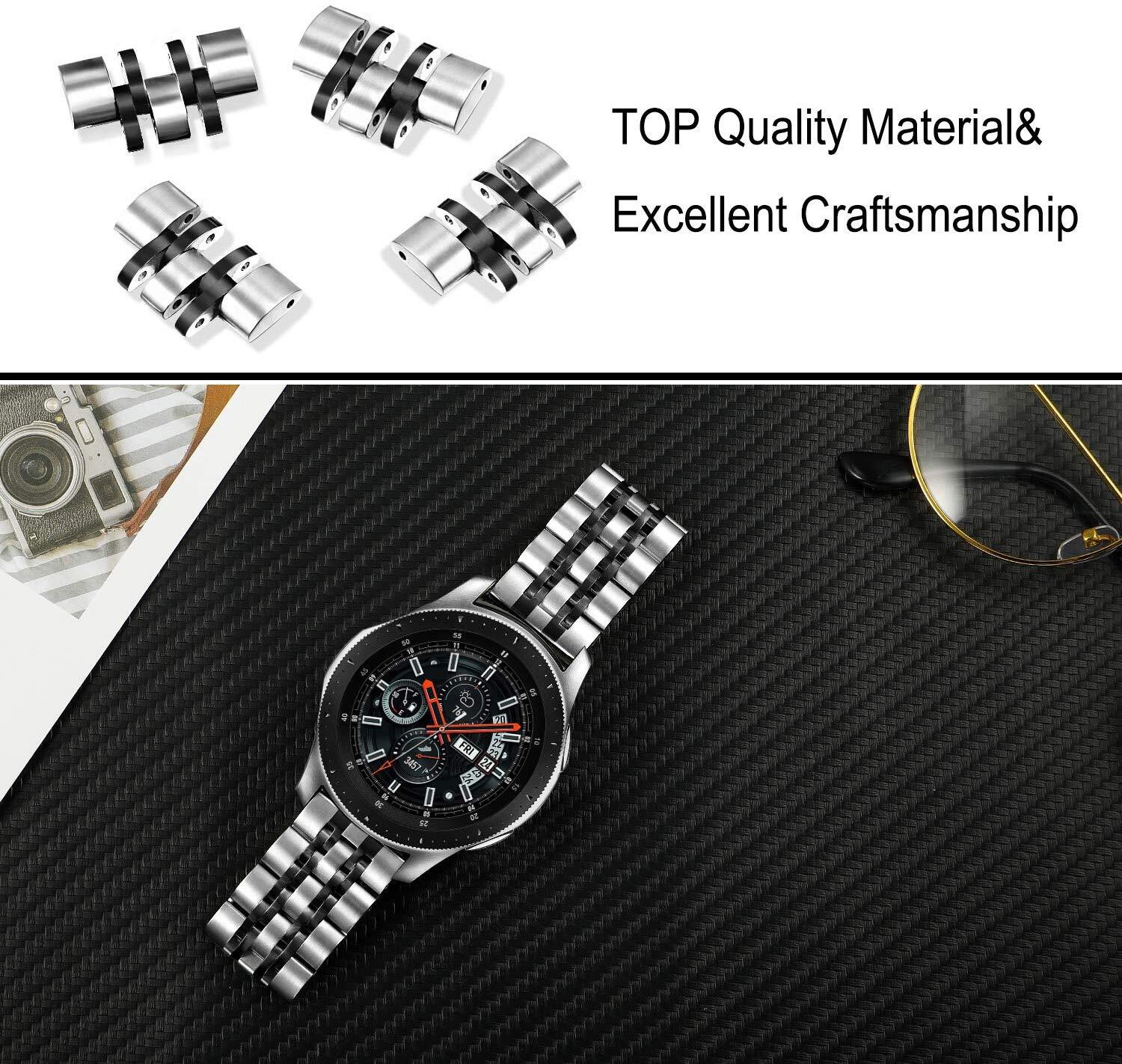 Metal Strap For Fossil Gen 6 5 5E 44mm/Gen 5 LTE 45mm/Gen 5 Carlyle Watch Band