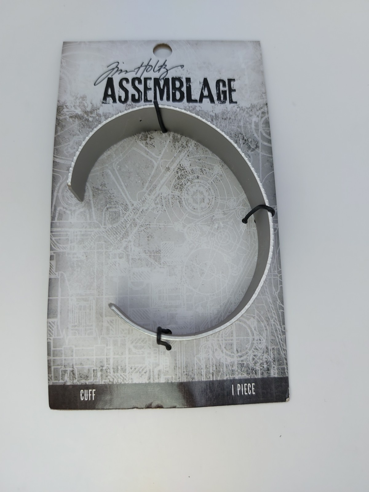 Tim Holtz Idea-Ology Assemblage Ruler Cuff Bracelet Antique Silver THA20106 New