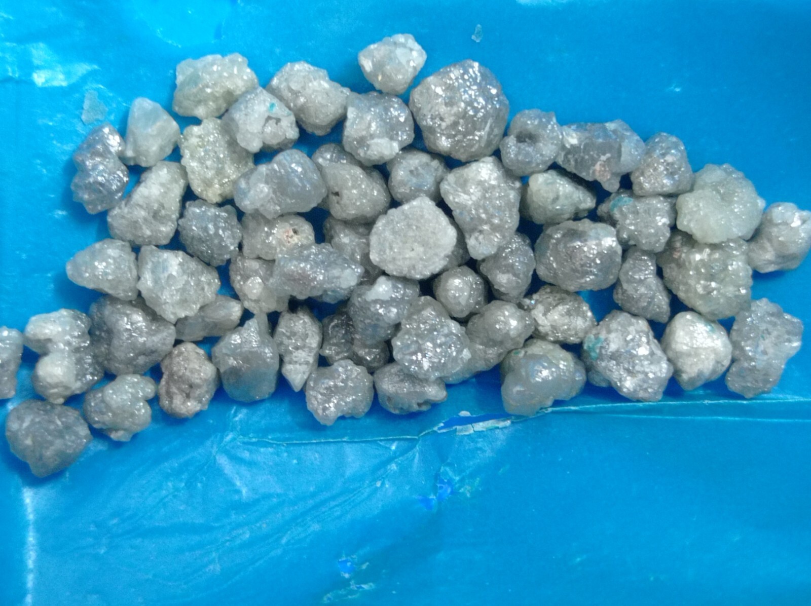 Natural Loose Rough Diamonds 25.00 Ct | Gray Uncut 5.50-7.00 MM Diamonds Parcel