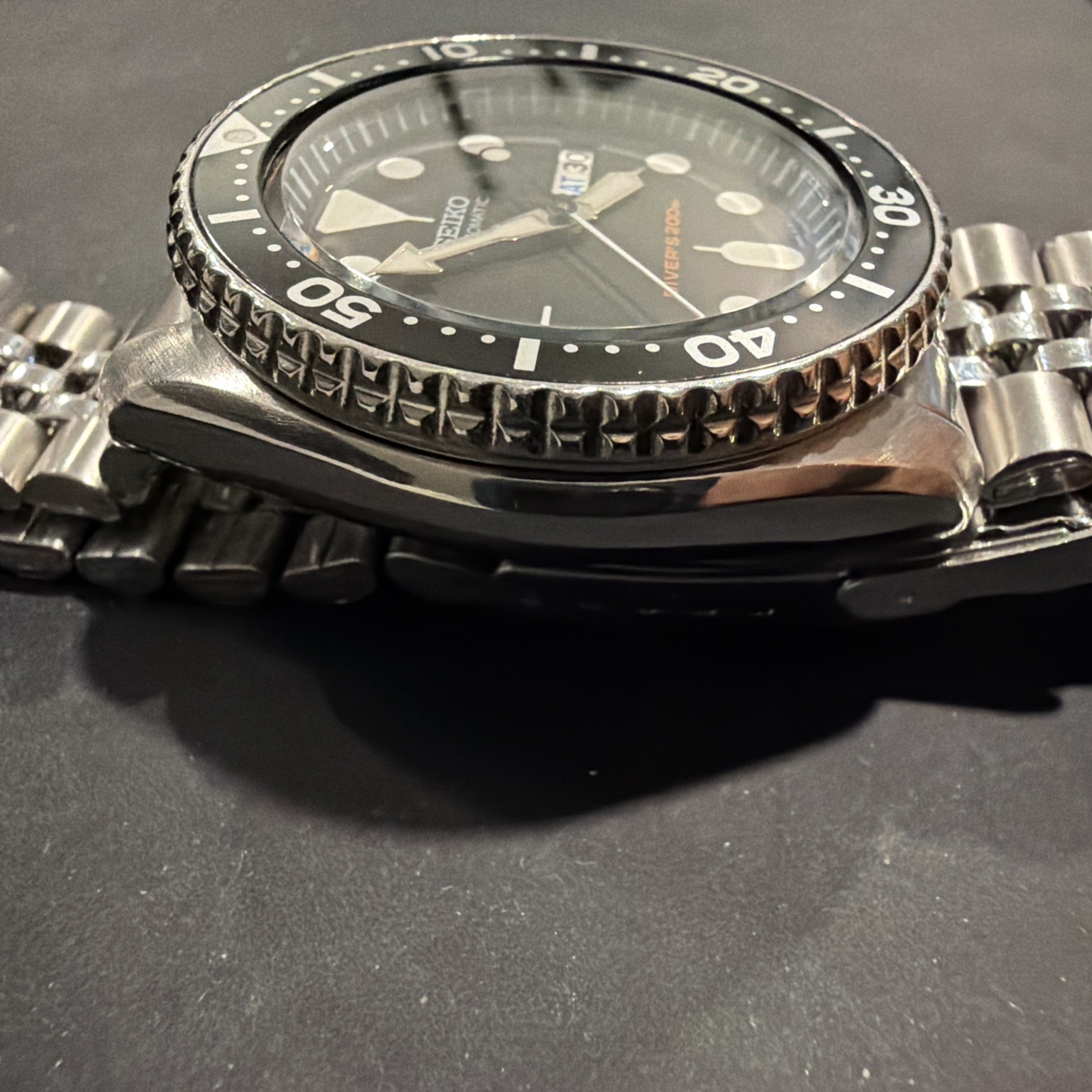 PRE OWNED SEIKO DIVERS 7S26-0020 SKX007K 200m AUTOMATIC MENS WATCH