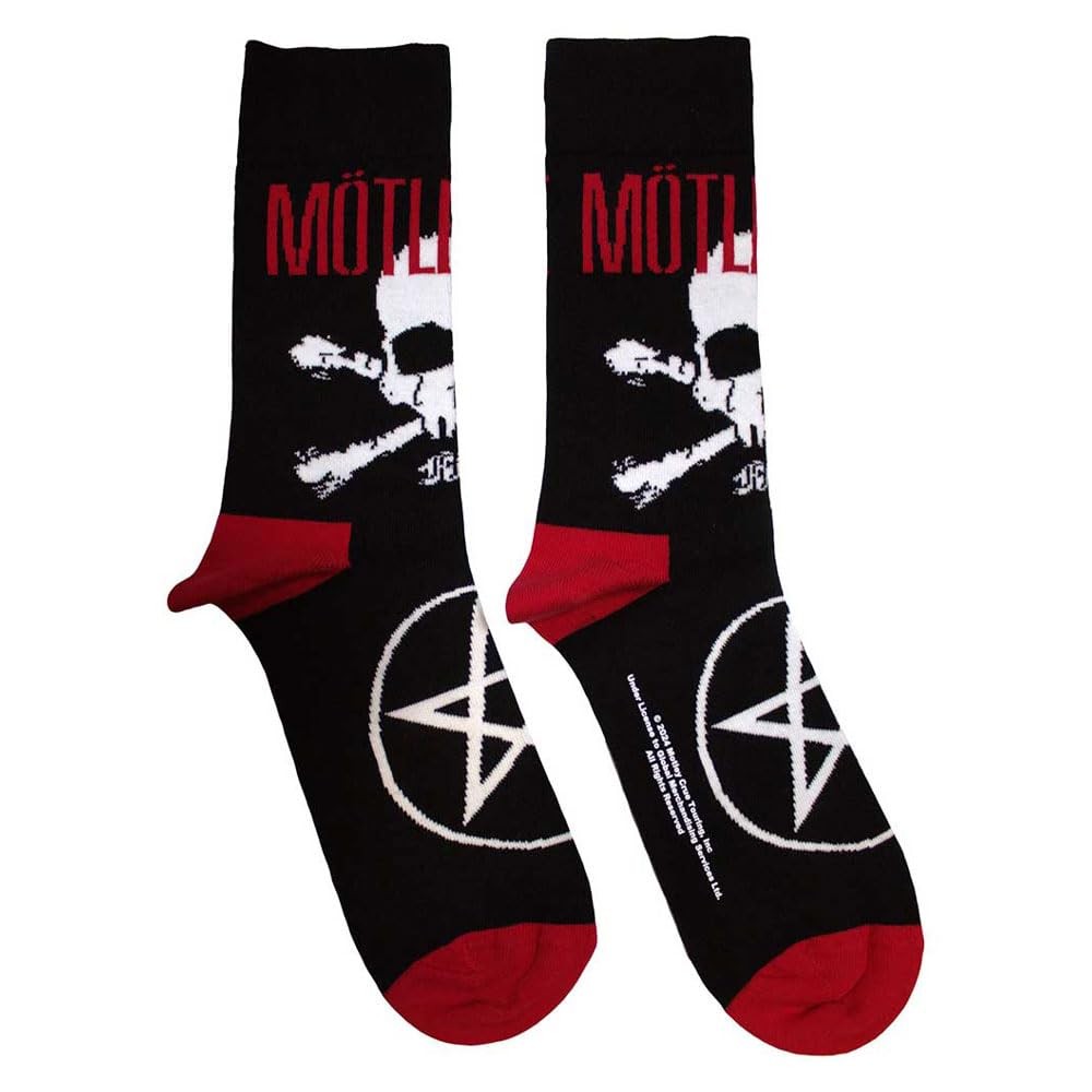 Rock Off officially licensed products Motley Crue Skull And Small, Black