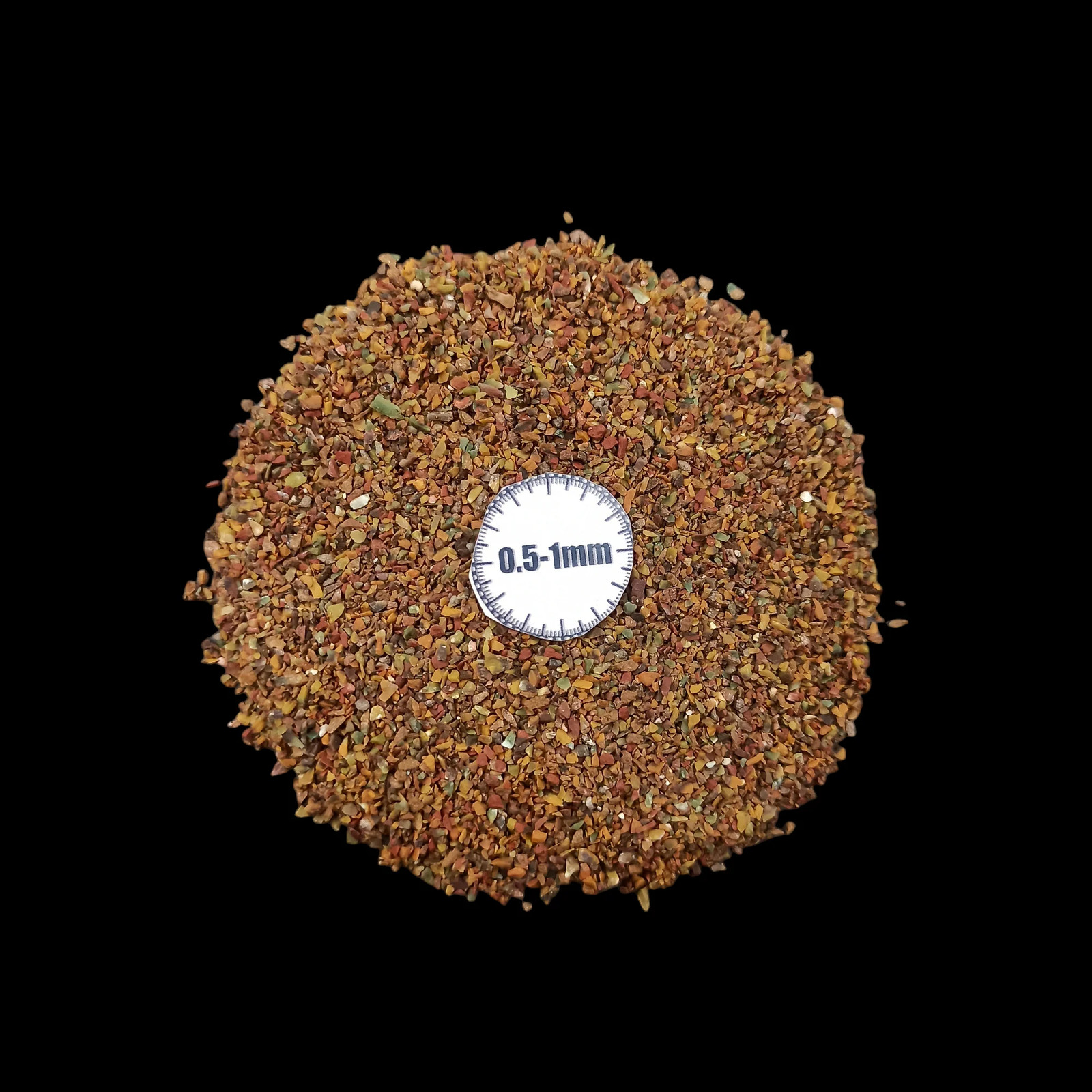 Fruit Jasper 0.5-1mm Stone Granules for Resin Jewelry Decor