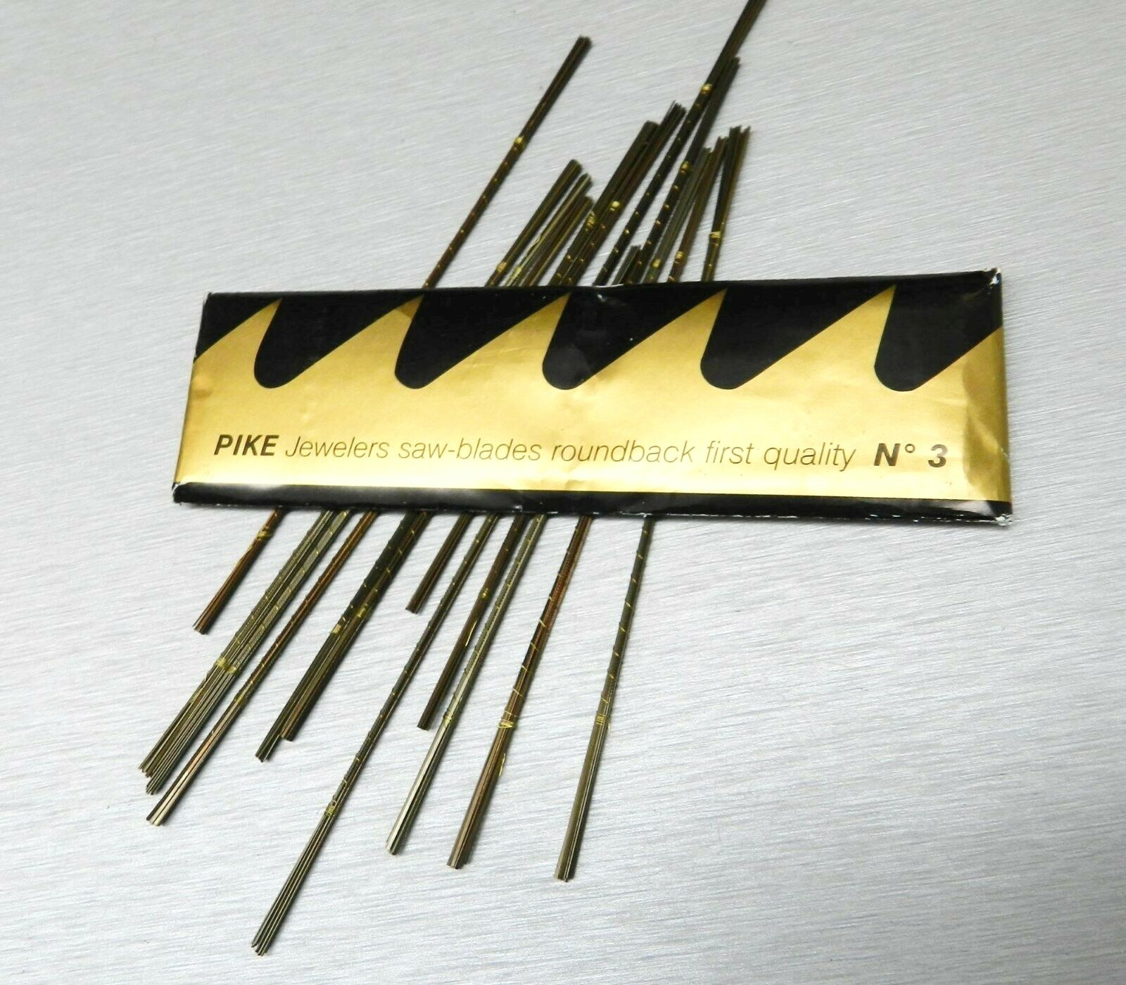 Pike #3 Jewelry Saw Blade Jewelers Sawframe Saws Blades Swiss Made Grobet 144pcs
