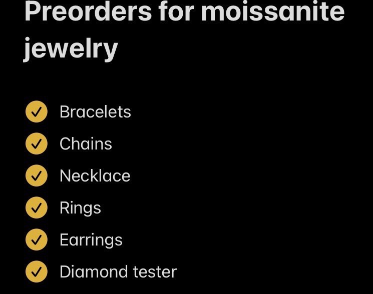 Message for offersMoissanite Silver