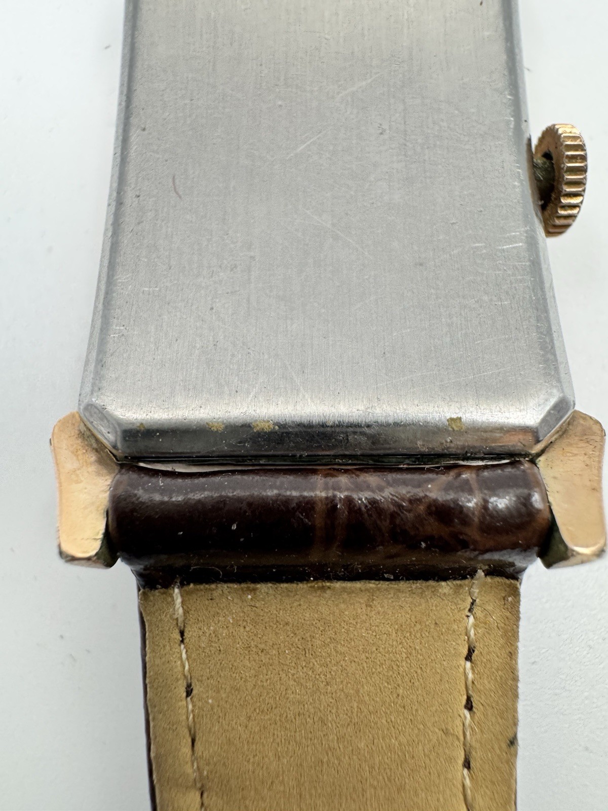 BULOVA Squadron 8AE HOODED LUG 14KT RoseGOLD FILLED 1940’S WATCH 17 JEWELS