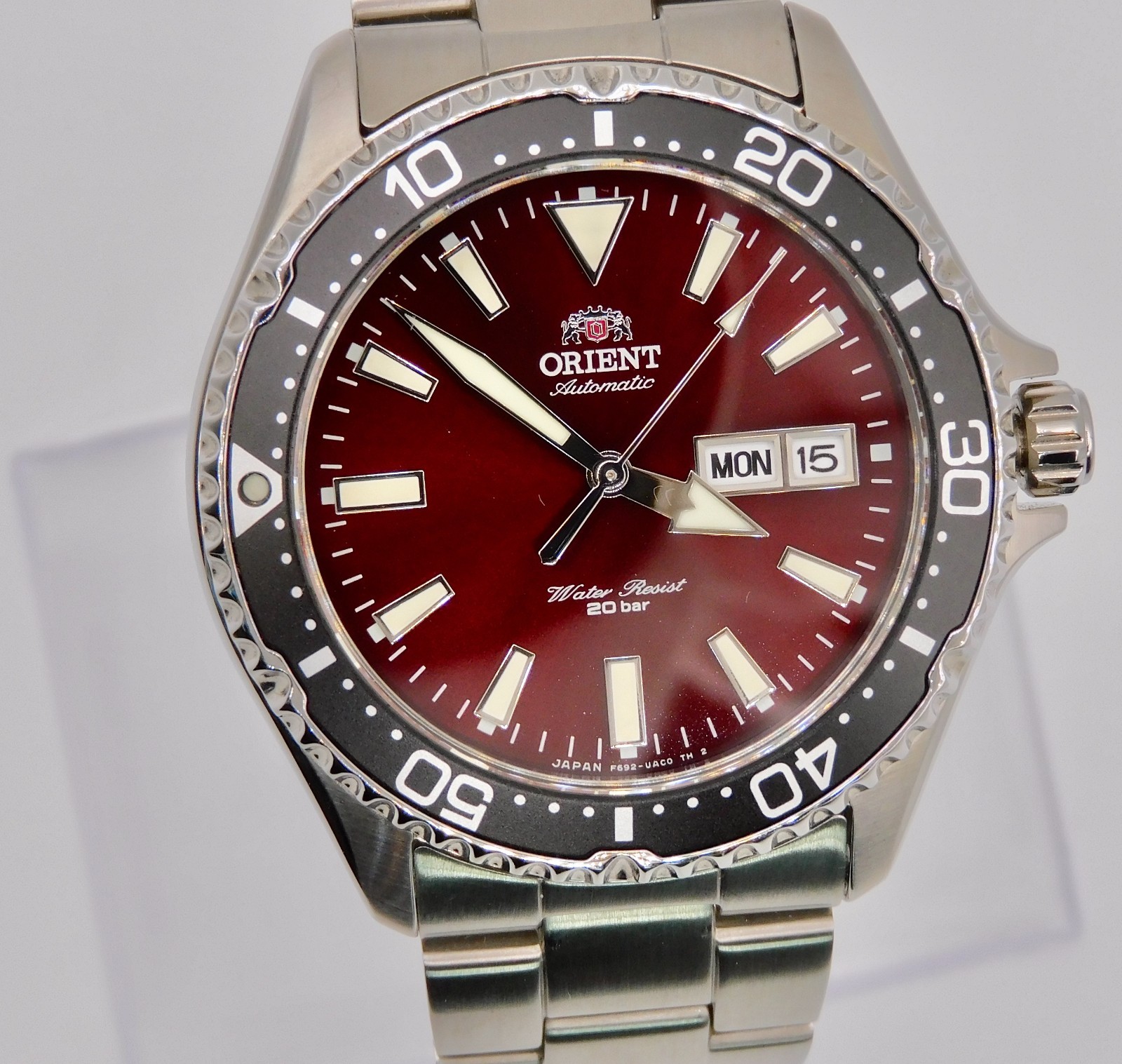 NEW ORIENT WATCH Automatic MAKO Red Men’s RN-AA00033R in BOX
