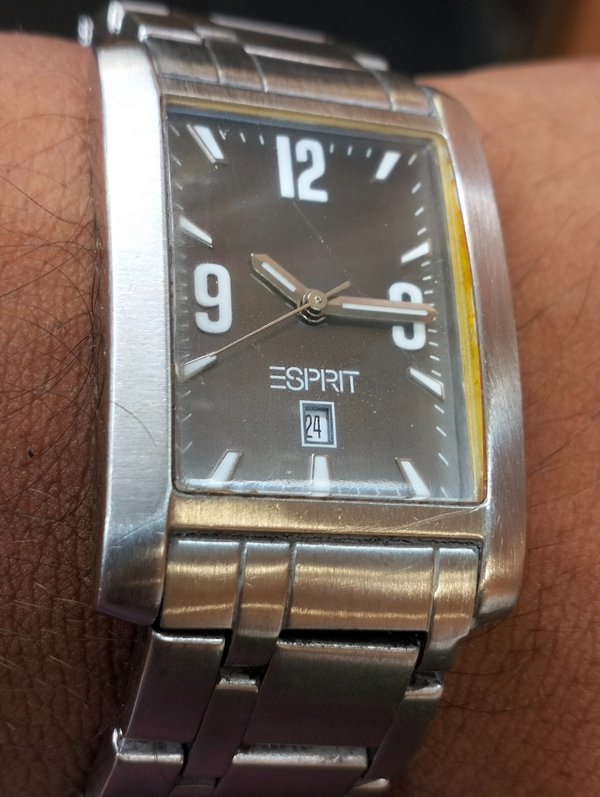 ESPRIT QUARTZ GRAY DIAL 4140 MEN’S FULLY WORKING CONDITION ALL ORIGINAL VINTAGE