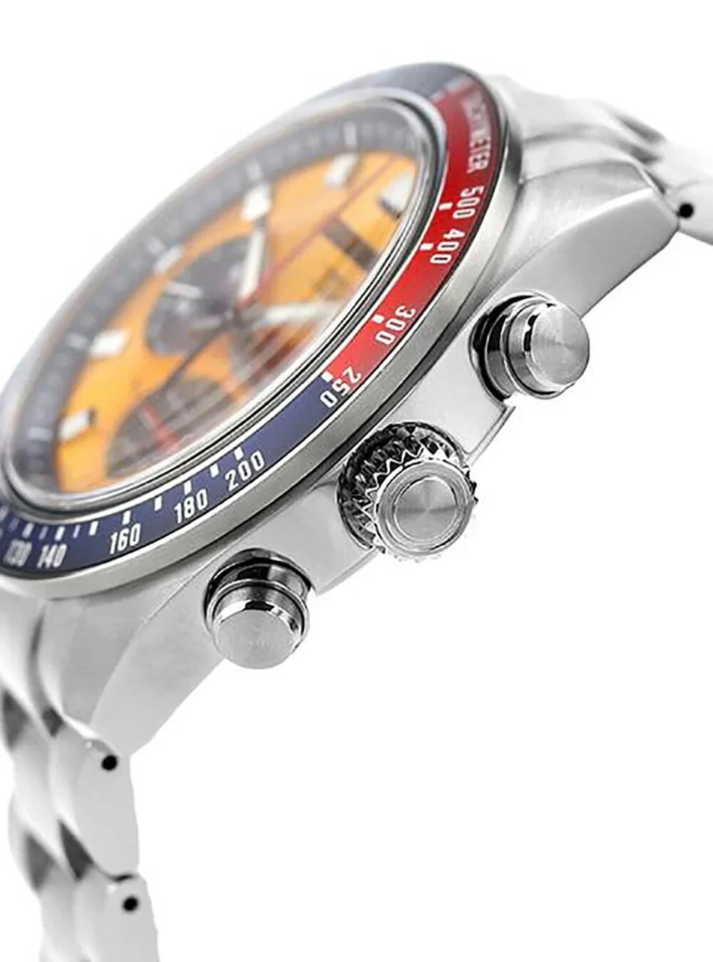 New Seiko Prospex Speedtimer “Pogue” Orange Dial Stainless Steel Watch SSC947