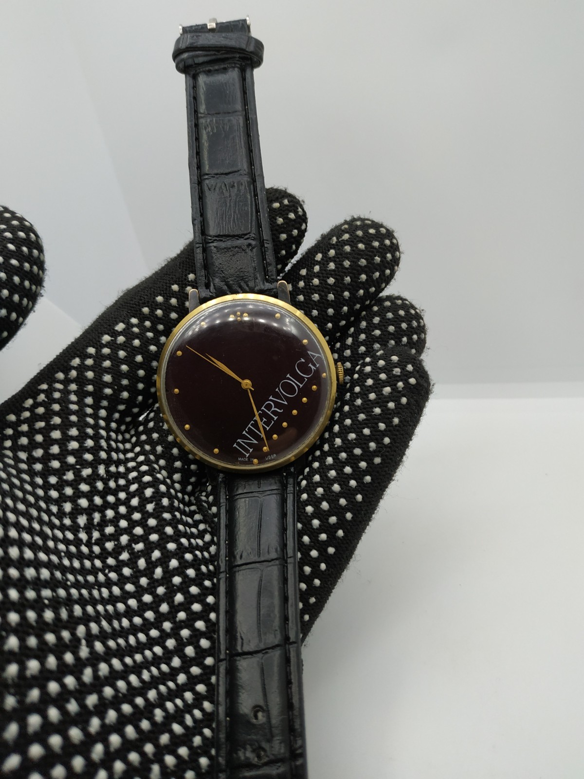 Men’s Vintage Watch Zarya SEKONDA INTERVOLGA USSR Mechanical Retro Soviet Dress