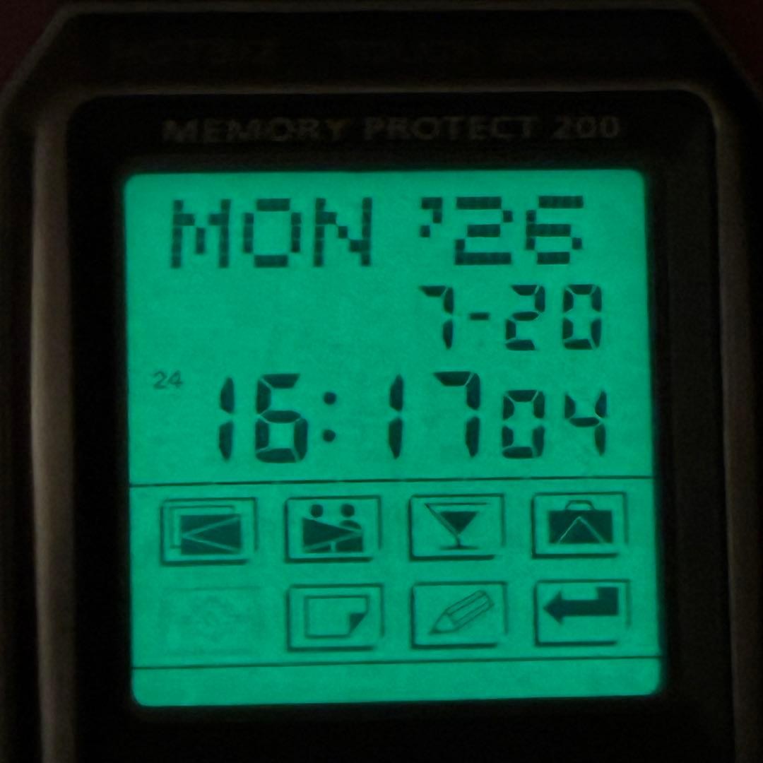 Casio VDB-2000 Hot Biz Digital Watch Rare Japan Vintage Battery New 0713572