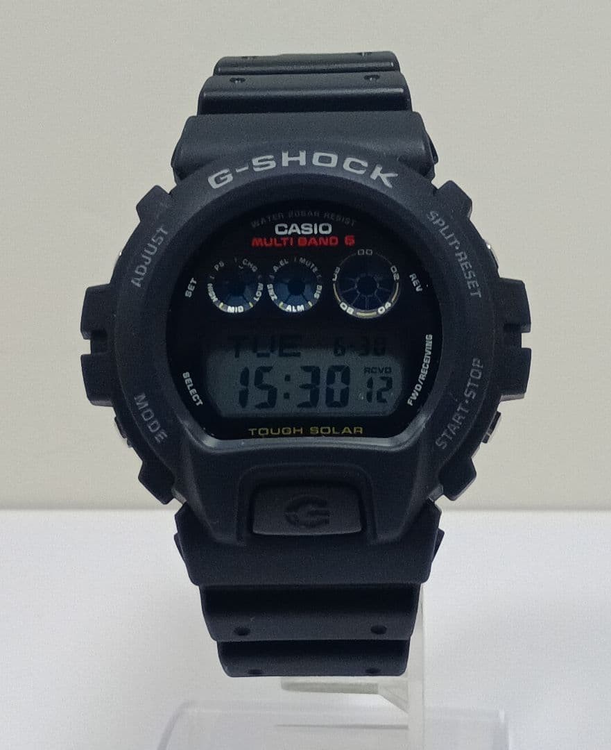 CASIO G-SHOCK GW-6900 Tough Solar Multi-Band 6 Digital Watch Black
