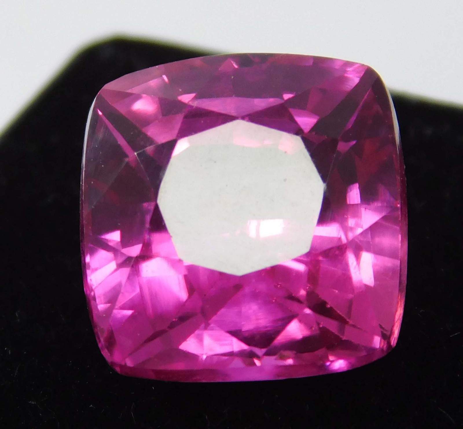 Pink Natural Ruby Square Cushion Cut 8.95 Carat Loose Gemstone CERTIFIED