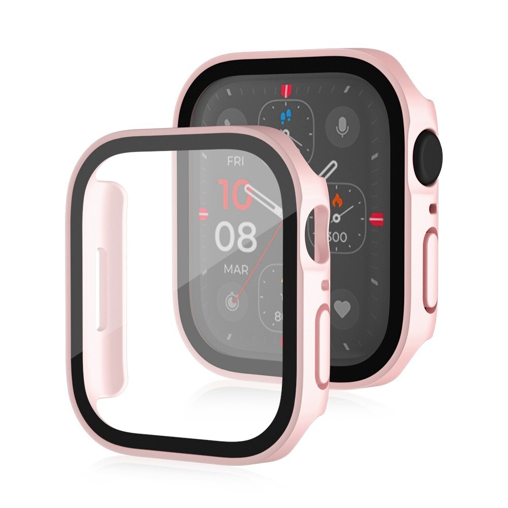Life Waterproof Frosted 2 en 1 marco de PC +estuche protector de vidrio templadp