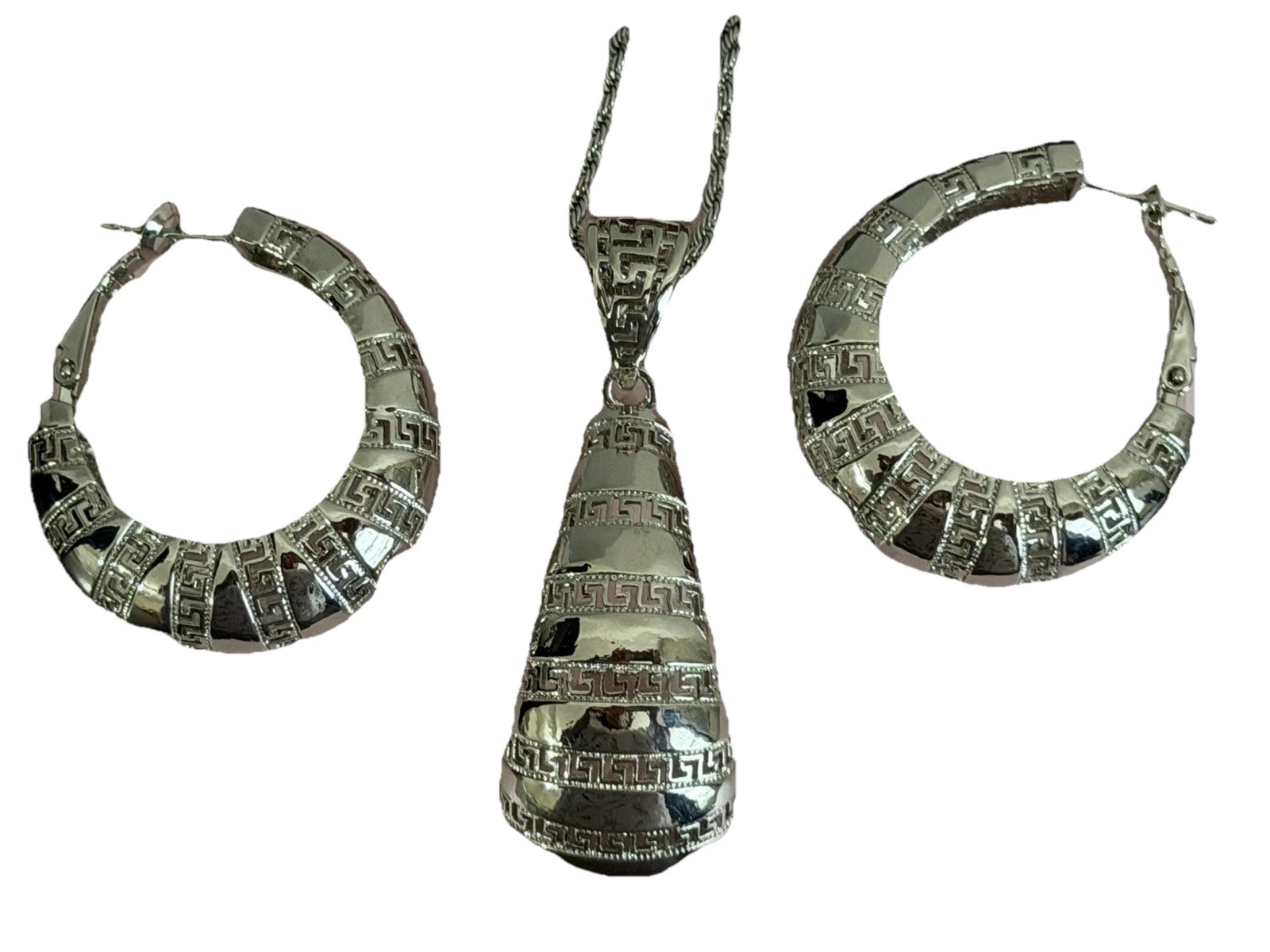Silver Plated High Quality Jewelry ,2 PC Set