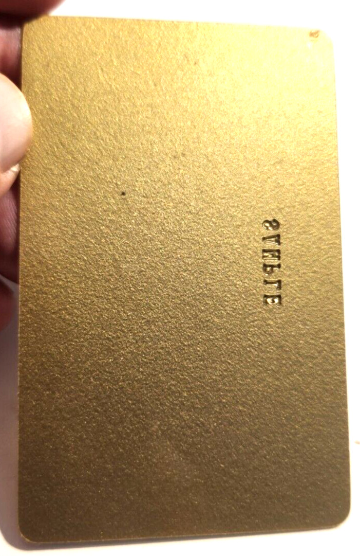 Vintage Jewelers & Gemologists VIP CARD Sample they were the elite