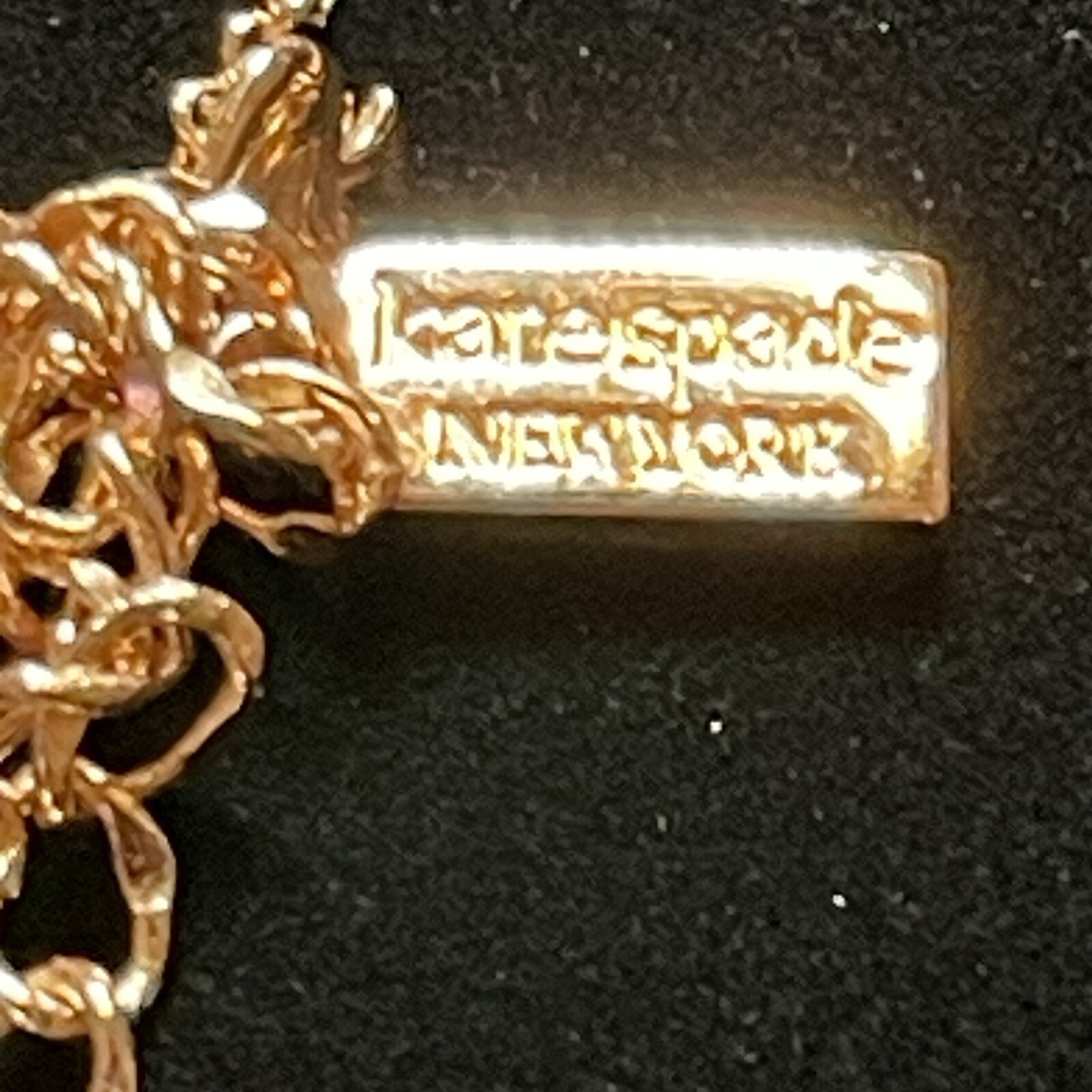 Kate Spade Romantic Rocks Necklace – Light Pink/Gold
