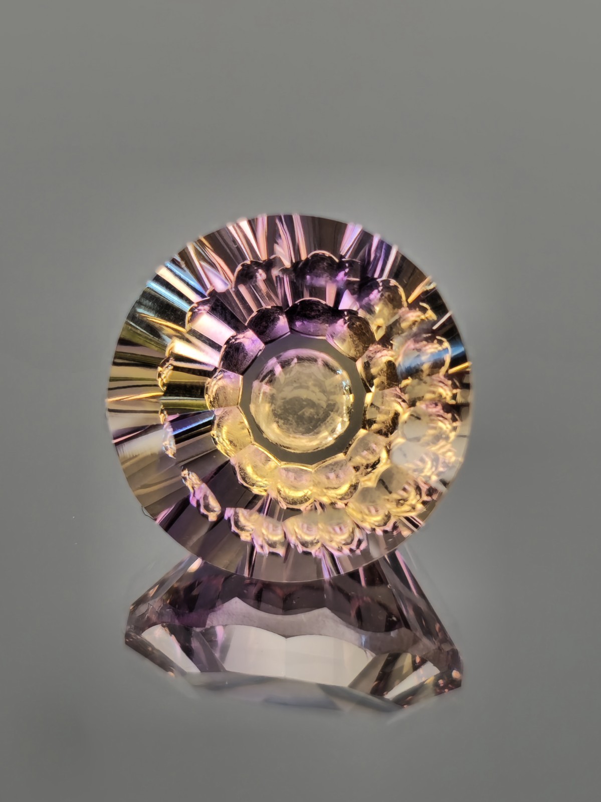 Ametrine Untreated 5.85 Carat Bolivian Princess Anahí Mine Bi Color Natural Gem