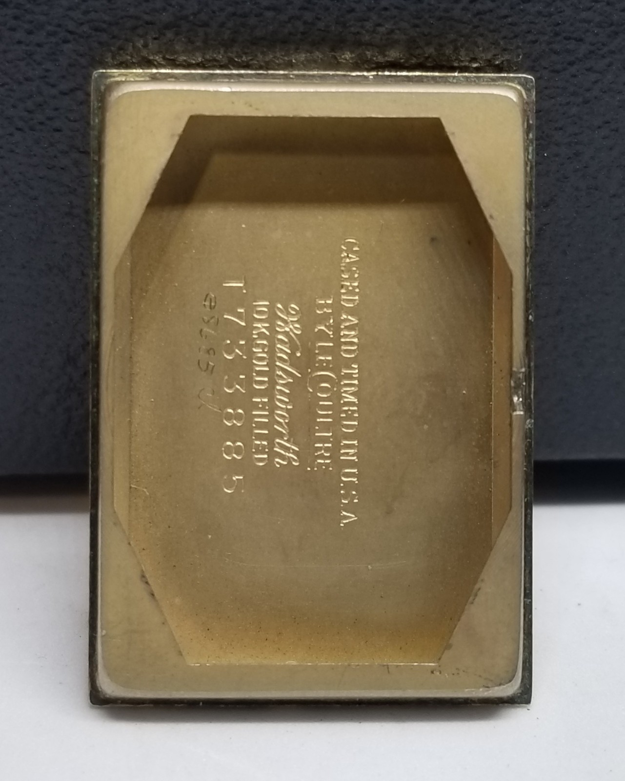 FARW410 Swiss 10K G.F. Le Coultre Tank Wrist Watch, 11LO Mvmt, 17 J, Working.